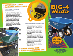 Big-4 Wheeler B4W-TSC Brochure
