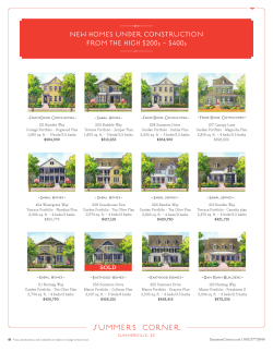 NEW HOMES UNDER CONSTRUCTION FROM