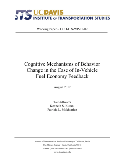 Cognitive Mechanisms of Behavior Change in the Case
