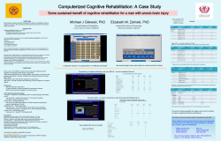 benefit of cognitive rehabilitation