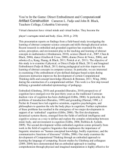 ICLS 2010 - Institute for Learning Technologies