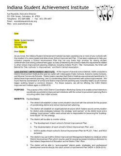 Indiana Department of Education - American Student Achievement