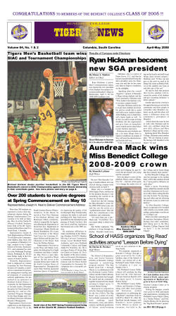 Ryan Hickman becomes new SGA president Aundrea Mack wins