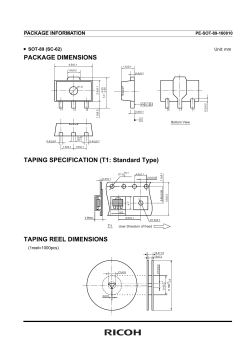 SOT-89 (SC-62) PACKAGE INFORMATION