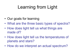 Learning from Light