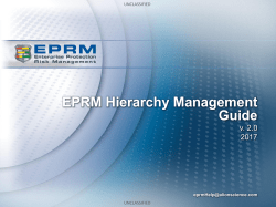 EPRM Hierarchy Management Guide