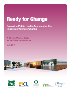 Ready for Change - Climate Adaptation Knowledge Exchange