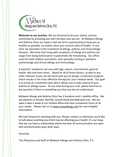 Letter - Midwest Allergy and Asthma