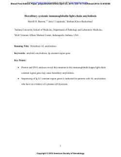 Hereditary systemic immunoglobulin light-chain