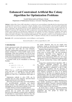 Enhanced Constrained Artificial Bee Colony Algorithm for