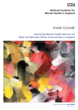 Improving Mental HEalth Services for Black and Minority Ethnic
