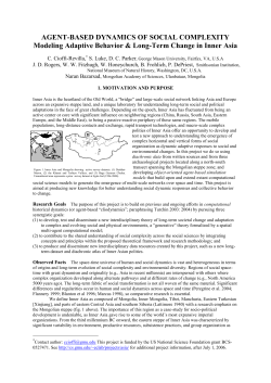 Scale, Adaptation, and Complexity in Long