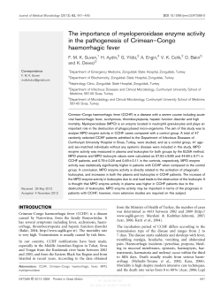 The importance of myeloperoxidase enzyme activity in the