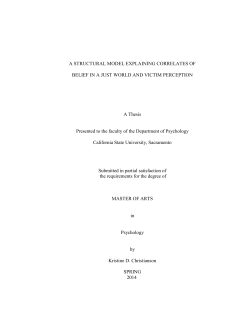 chapter i - Sacramento - California State University