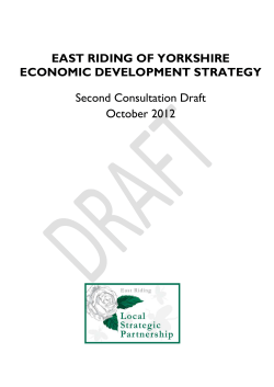 east riding of yorkshire economic development strategy