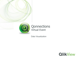 QlikView 9 Roadmap