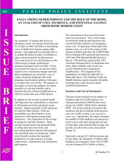 Falls Among Older Persons and the Role of the Home