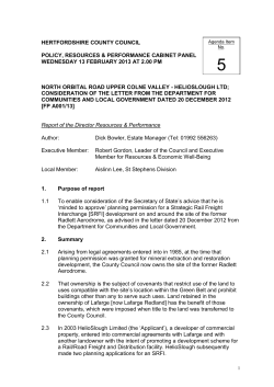 Item 5 - North Orbital Road, Upper Colne Valley