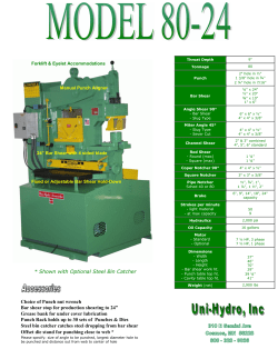 Choice of Punch nut wrench Bar shear stop for - Uni