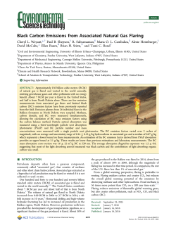 Black Carbon Emissions from Associated Natural Gas Flaring