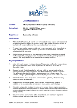 Job Description - networx Recruitment