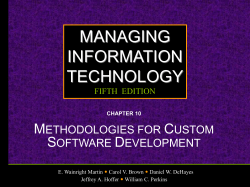 Managing Information Technology