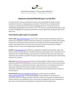 Outcome-oriented Philanthropy is on the Rise.