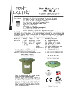 HL116PRLv4 Heliport Rollover Light PRL