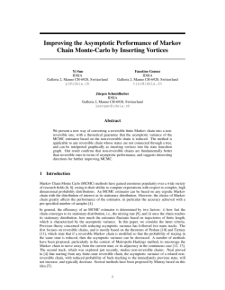 Improving the Asymptotic Performance of Markov Chain