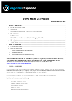 Demo Node User Guide