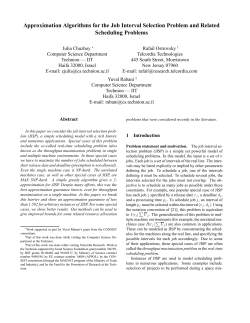 Approximation Algorithms for the Job Interval Selection Problem and