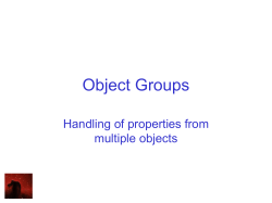 Object Groups