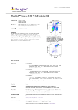 MojoSort&trade; Mouse CD4 T Cell Isolation Kit