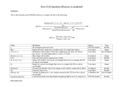 How CCD Quantum efficiency is computed?