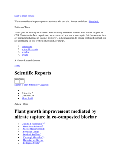 Plant growth improvement mediated by nitrate capture in co