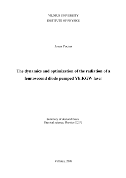 The dynamics and optimization of the radiance of