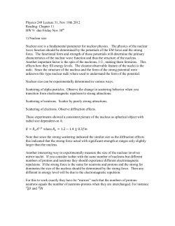 Physics 535 lectures notes: 1 * Sep 4th 2007