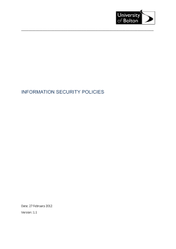 Information Security Policy Set