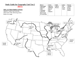 SOL 1.2 c Major Bodies of Water