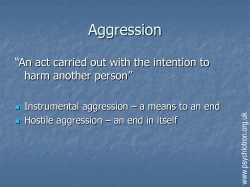 A2 Psychology