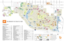 UTEP Campus Map - The University of Texas at El Paso
