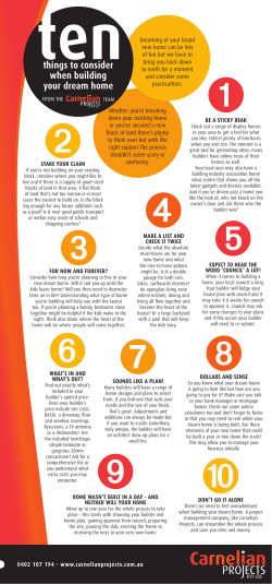 things to consider when building your dream home