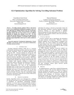 GLS Optimization Algorithm for Solving Travelling Salesman Problem