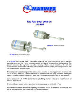 The low-cost sensor: VA-100