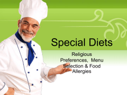 Special Diets