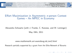 Effort Maximization in Asymmetric n-person Contest Games -