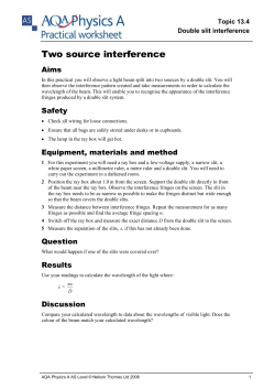 AQA AS level Physics A