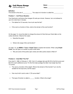 Activity overview - TI Education