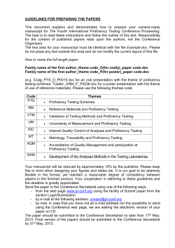 Pagina de Conference fees - PT-CONF International Proficiency