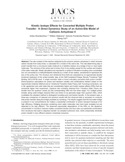 Kinetic Isotope Effects for Concerted Multiple Proton Transfer: A